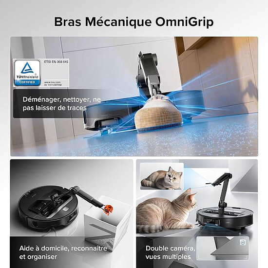 Robot et aspirateur Roborock Saros Z70 - Autre vue