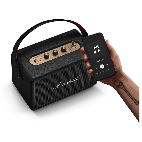 Enceinte sans fil Marshall Kilburn III Noir/Laiton - Enceinte compacte - Autre vue