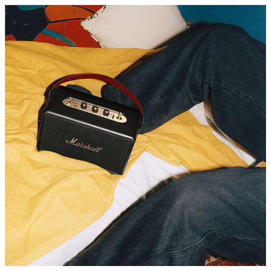 Enceinte sans fil Marshall Kilburn III Noir/Laiton - Enceinte compacte - Autre vue