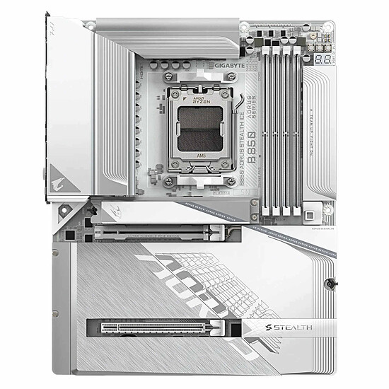 Carte mère Gigabyte B850 AORUS STEALTH ICE - Autre vue