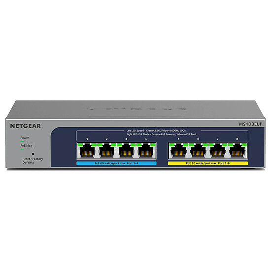 Switch et Commutateur Netgear Smart Switch MS108EUP - Autre vue