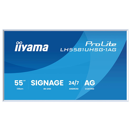 Écran dynamique iiyama 55" LED - ProLite LH5581UHSG-1AG - Autre vue