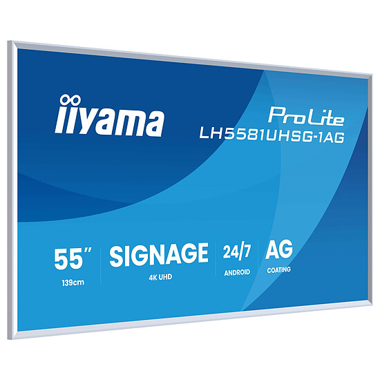 Écran dynamique iiyama 55" LED - ProLite LH5581UHSG-1AG - Autre vue