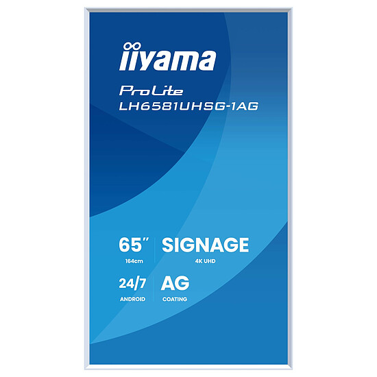 Écran dynamique iiyama 65" LED - ProLite LH5581UHSG-1AG  - Autre vue