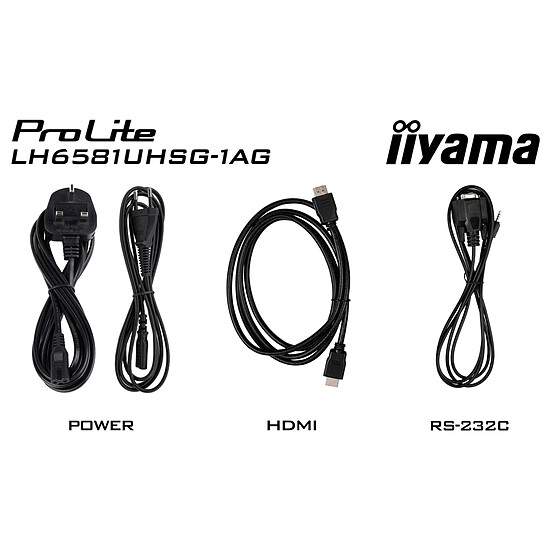 Écran dynamique iiyama 65" LED - ProLite LH5581UHSG-1AG  - Autre vue