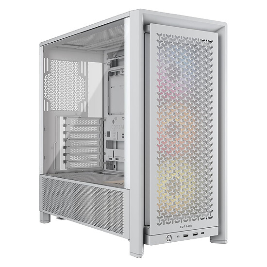 Boîtier PC Corsair FRAME 4000D RS ARGB + Nautilus 360 RS ARGB + RM850e - Blanc - Autre vue