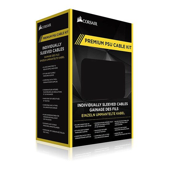 Câble d'alimentation Corsair Premium Pro Kit de Câble type 4 Gen 3