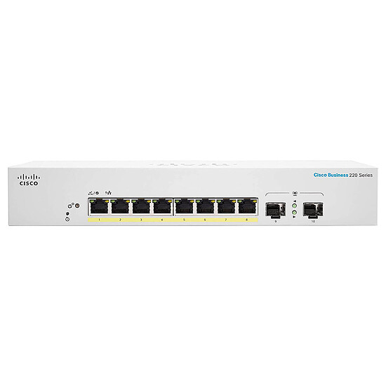 Switch et Commutateur Cisco CBS220-8P-E-2G - Autre vue