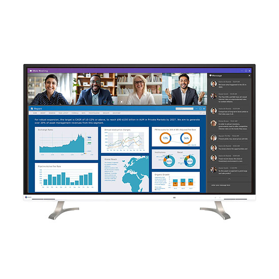 Écran PC EIZO FlexScan EV4340X-BK - Autre vue