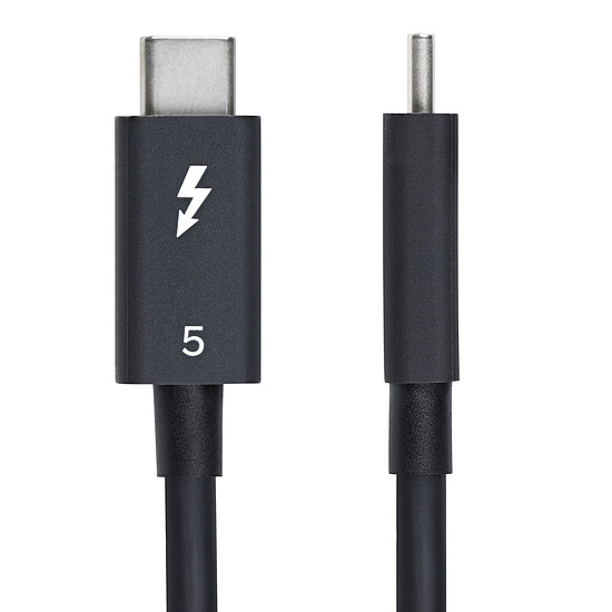 Câble USB StarTech.com Câble Thunderbolt 5 (80 Gb/s) USB-C - M/M - 0.8 m - Noir - Autre vue