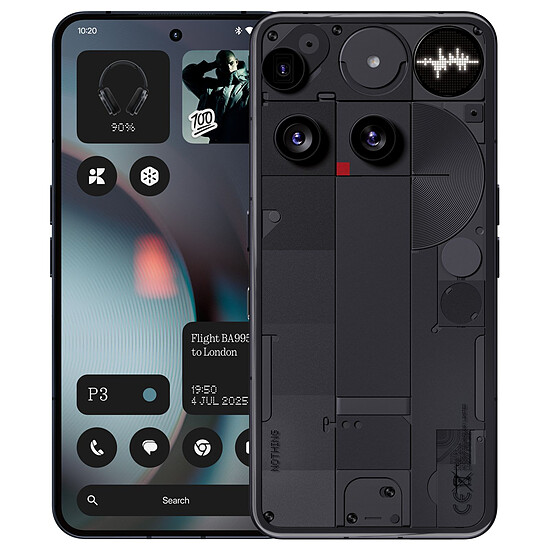 Smartphone Nothing Phone (3) Noir 256 Go - Autre vue