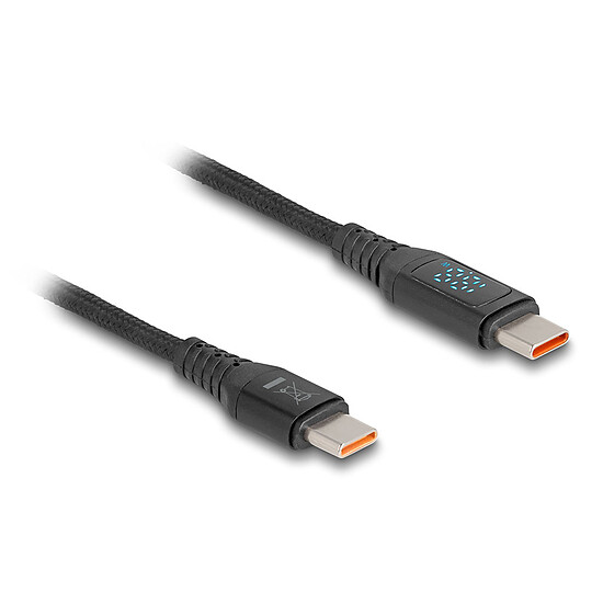 Câble USB DeLock Câble USB-C - Power Delivery 140 W avec écran - 1.2 m - Autre vue