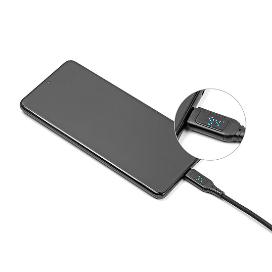 Câble USB DeLock Câble USB-C - Power Delivery 140 W avec écran - 1.2 m - Autre vue