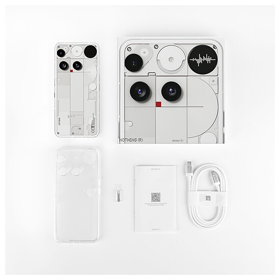 Smartphone Nothing Phone (3) Blanc 512 Go  - Autre vue