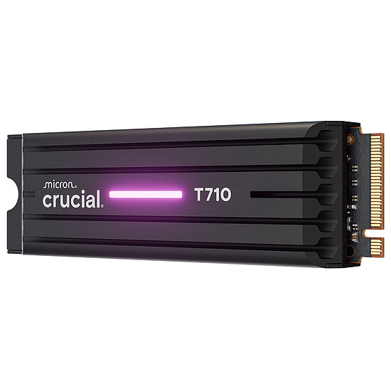 Disque SSD Crucial T710 avec dissipateur - 1 To - Autre vue