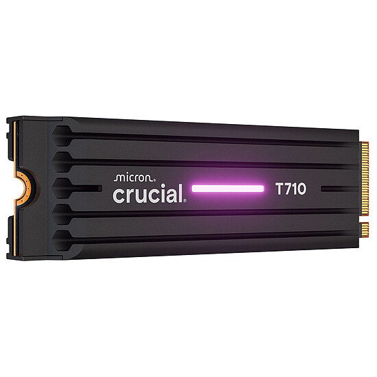 Disque SSD Crucial T710 avec dissipateur - 1 To - Autre vue