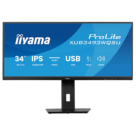 Écran PC Iiyama ProLite XUB3493WQSU-B6 - Autre vue