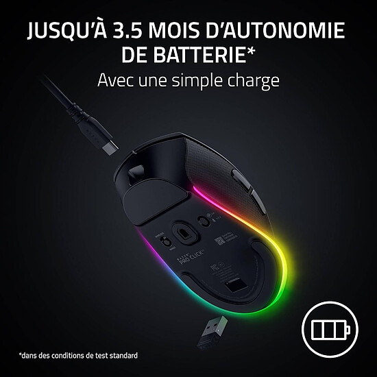 Souris PC Razer Pro Click V2 - Autre vue