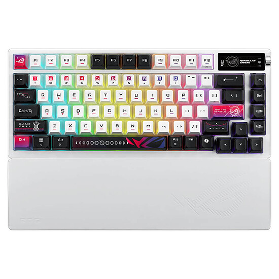 Clavier PC Asus ROG Azoth X - Asus ROG NX Snow v2 - Autre vue