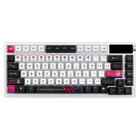 Clavier PC Asus ROG Azoth X - Asus ROG NX Snow v2 - Autre vue