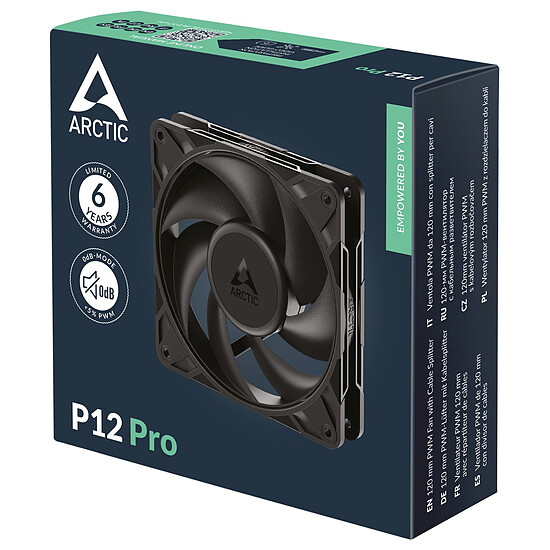 Ventilateur Boîtier Arctic P12 Pro (Noir) - Autre vue