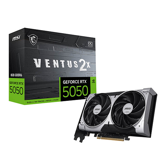 Carte graphique MSI GeForce RTX 5050 8G VENTUS 2X OC - Autre vue