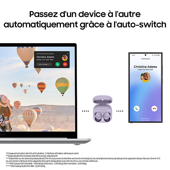 PC portable Samsung Galaxy Book4 (NP754XGK-KS2FR) - Argent - Autre vue