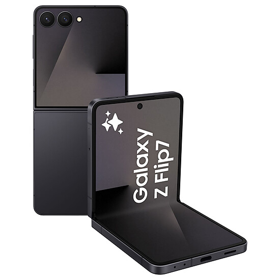 Smartphone reconditionné Samsung Galaxy Z Flip7 (Noir) - 512 Go - 12 Go  · Reconditionné - Autre vue
