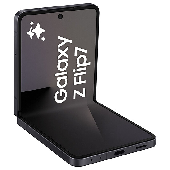 Smartphone Samsung Galaxy Z Flip7 (Noir) - 256 Go - 12 Go  - Autre vue