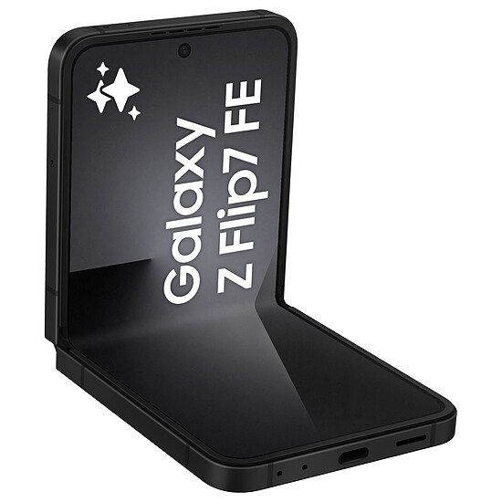 Smartphone Samsung Galaxy Z Flip7 FE (Noir) - 256 Go - 8 Go  - Autre vue