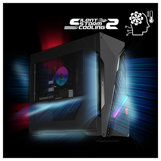 PC de bureau MSI MAG Infinite S3 14NVM7-3002EU - Windows 11  + écran MSI MP341CQ - Autre vue