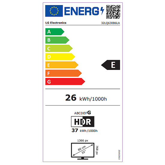 TV LG 32LQ630B6LA - TV LED HDR - 80 cm - Autre vue
