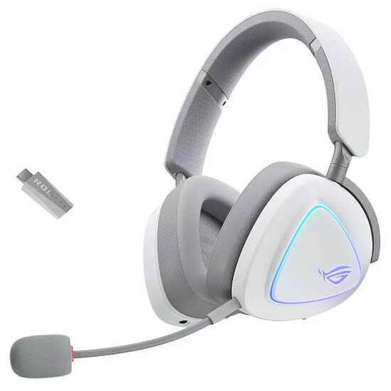 Casque micro Asus ROG Delta II - Blanc - Autre vue