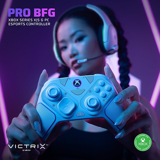 Manette de jeu PDP Victrix Pro BFG Xbox - Blanc - Autre vue