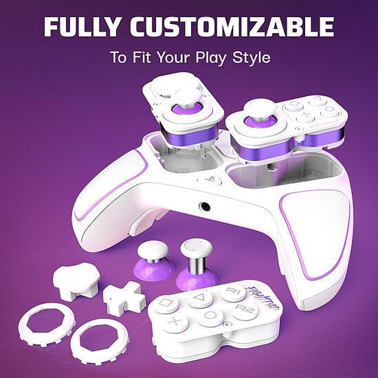 Manette de jeu PDP Victrix Pro BFG PlayStation - Blanc - Autre vue