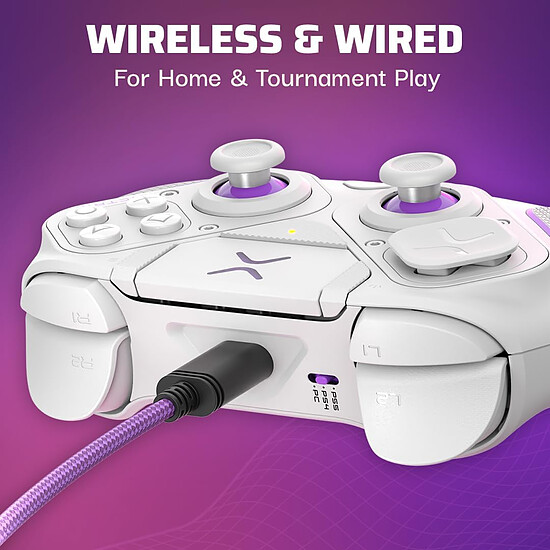 Manette de jeu PDP Victrix Pro BFG PlayStation - Blanc - Autre vue