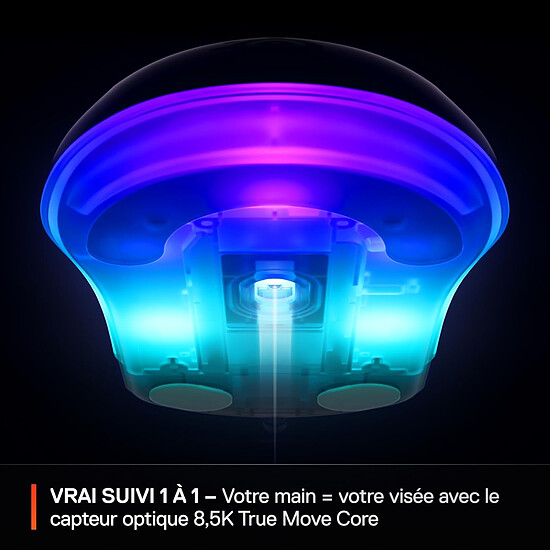 Souris PC SteelSeries Rival 3 Gen 2 - Blanc - Autre vue