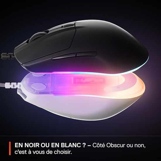 Souris PC SteelSeries Rival 3 Gen 2 - Blanc - Autre vue