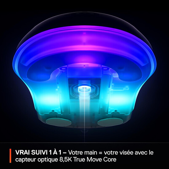 Souris PC SteelSeries Rival 3 Gen 2 - Noir - Autre vue