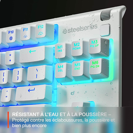 Clavier PC SteelSeries Apex 3 TKL - Blanc - Autre vue