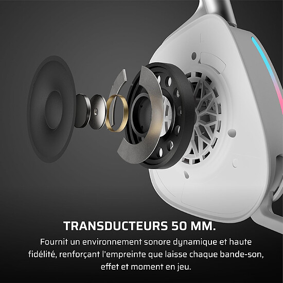Casque micro Corsair VOID Wireless v2 - Blanc - Autre vue
