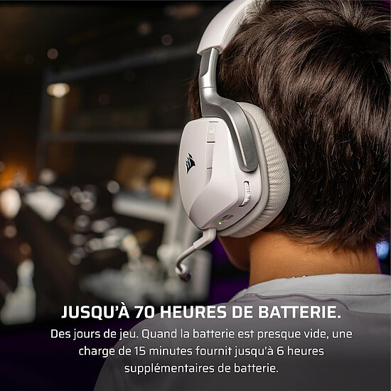 Casque micro Corsair VOID Wireless v2 - Blanc - Autre vue