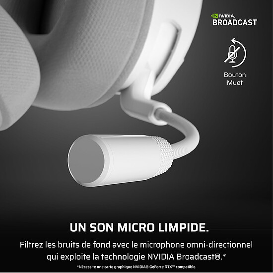 Casque micro Corsair VOID Wireless v2 - Blanc - Autre vue
