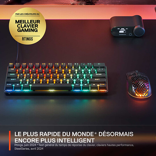 Clavier PC SteelSeries Apex Pro Mini Gen 3 (Noir) - Autre vue