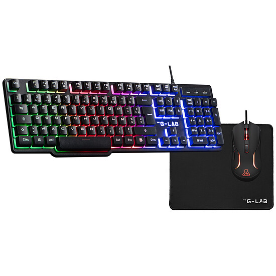 Clavier souris gamer The G-Lab Combo Chromium EX - Autre vue