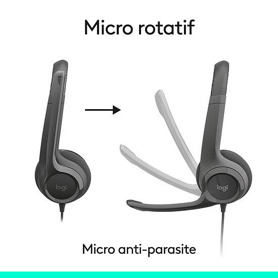 Casque micro Logitech USB Headset H390 USB-C - Autre vue