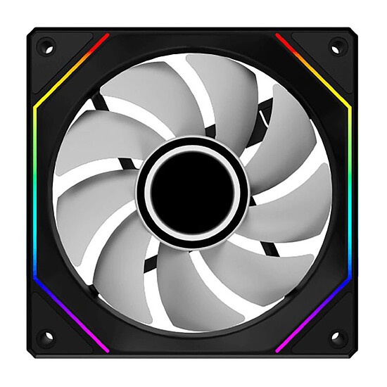 Ventilateur Boîtier Xigmatek Infini G20A - Noir - Pack de 3 + Contrôleur et télécommande - Autre vue