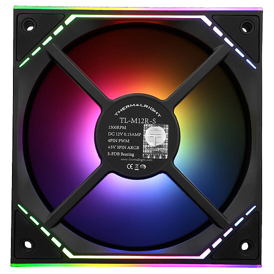Ventilateur Boîtier Thermalright TL-M12R-S - Noir - Autre vue
