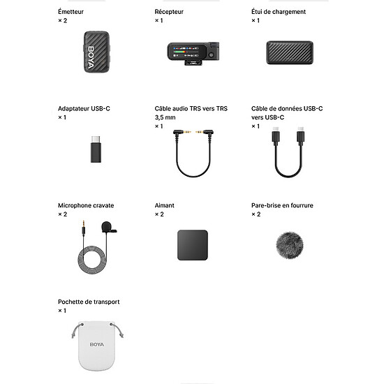 Microphone Boyamic 2-01 - Autre vue