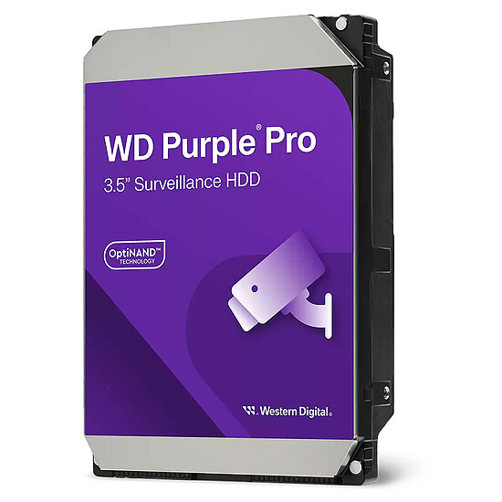 Disque dur interne Western Digital WD Purple Pro - 24 To - 512 Mo